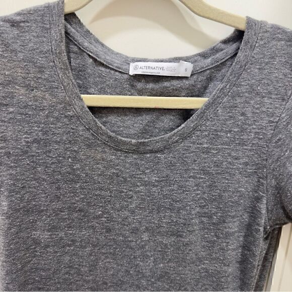 Alternative Apparel Gray T-Shirt Dress Size Small - Picture 2 of 6